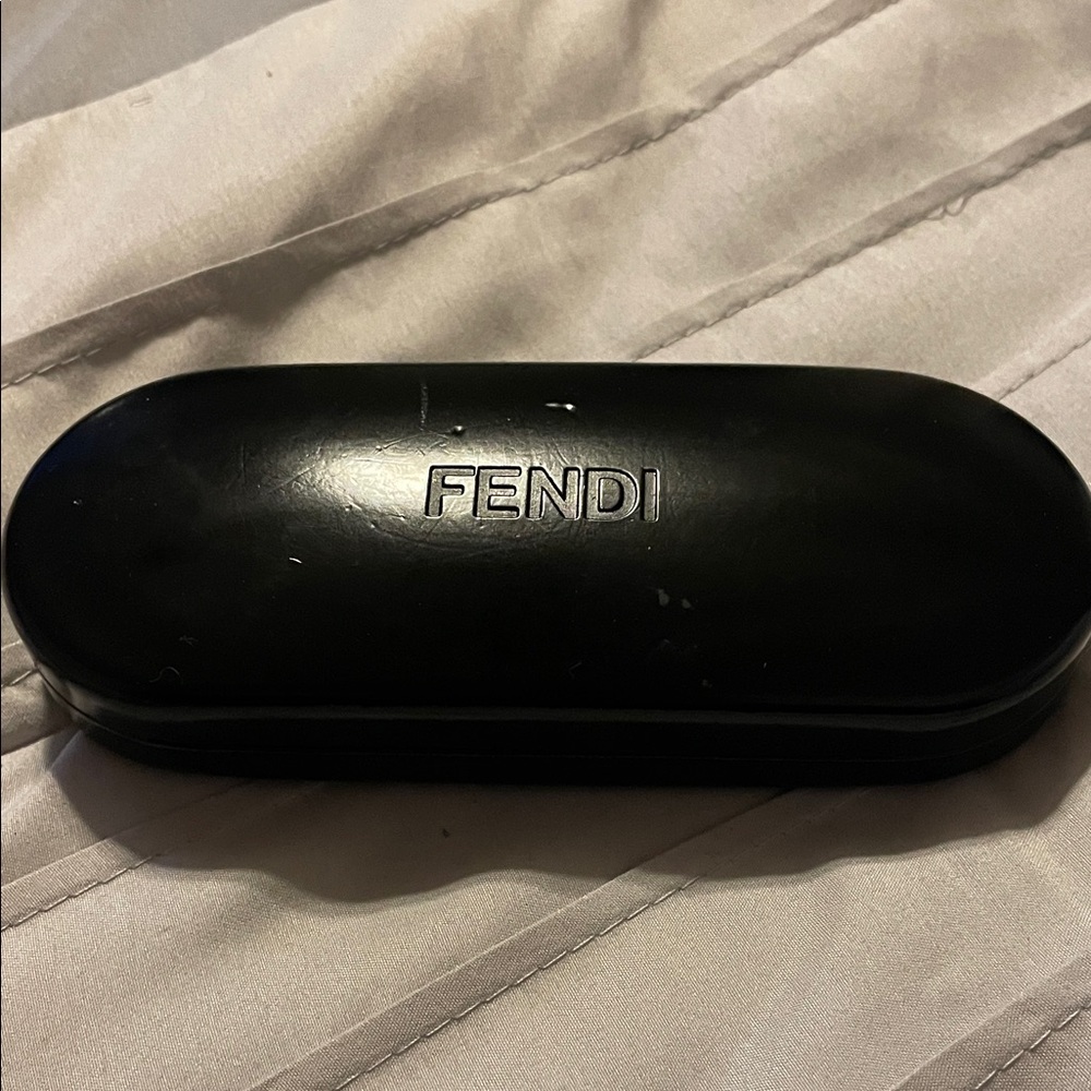 Fendi Elegant Black Sunglasses Eyeglasses Case